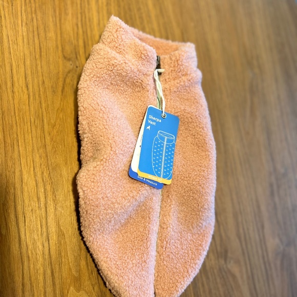 NWT - Gooby Sherpa Dog Vest - Mauve/Pink - Size Small - Picture 2 of 8
